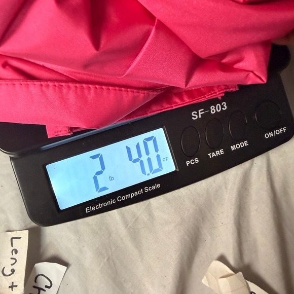 Neiman Marcus Sz 6 Princess Pink Oversized Trench Raincoat Nylon Water Resistant - Picture 12 of 12